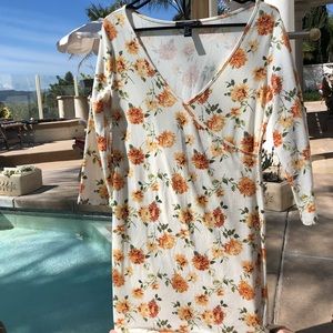 🌻Floral Off The Shoulders Body-con Dress 🌼